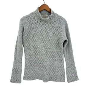 ARAN SWEATER MARKET Sweater Trellis Wool Cashmere Pullover Gray